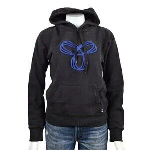 Aritzia TNA Baltic Hoodie Black Blue Size Small